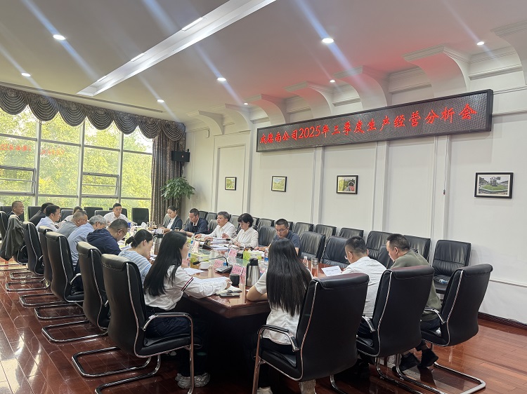 成德南公司召开2025年三季度生产经营分析会